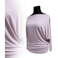 Tunika Amaya z marszczeniem na biodrach - perłoworóżowa